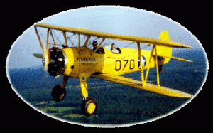 One of the biplanes in the Flying Circus